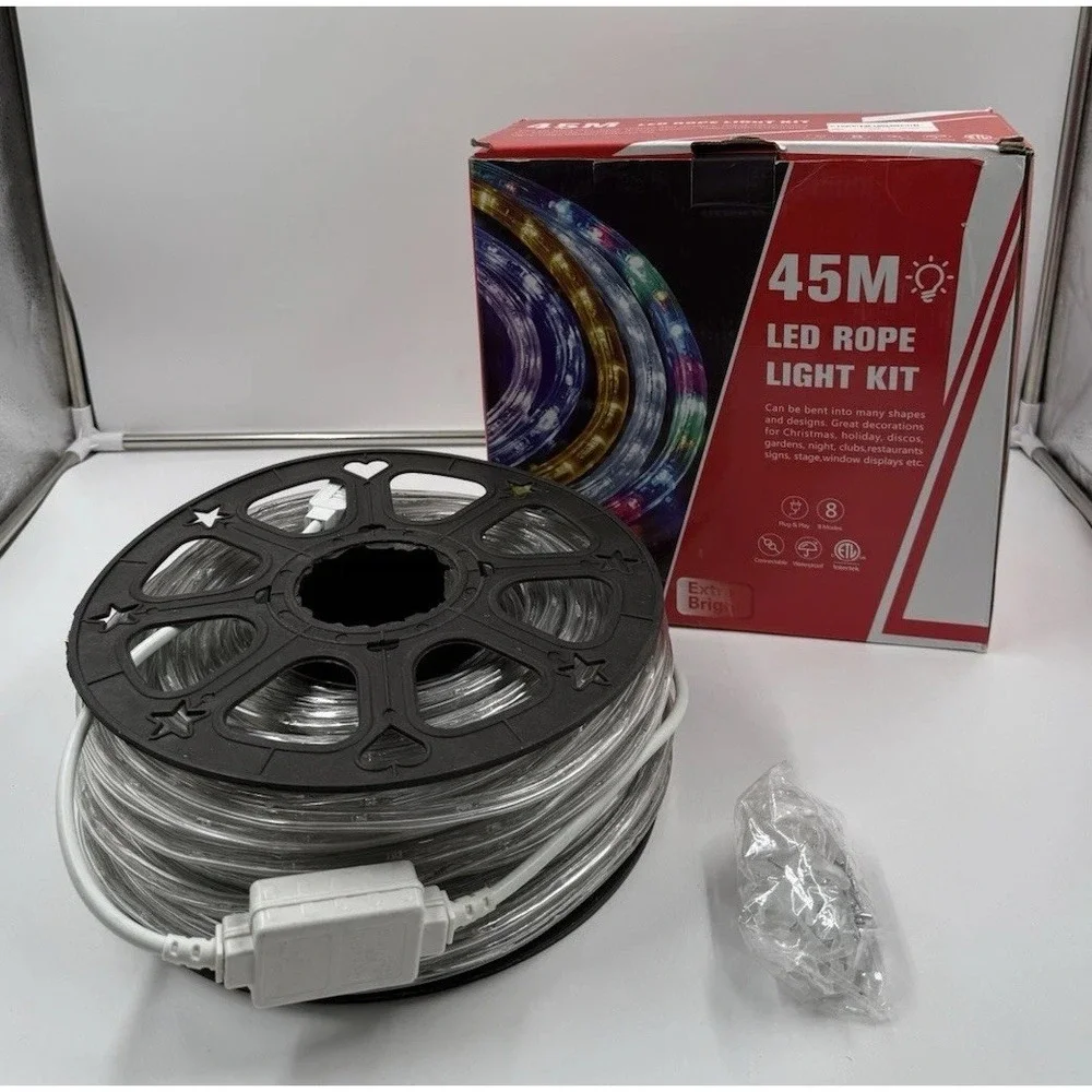 150Ft LED Rope Lights Outdoor, 1080 LED Connectable and Flexible Tube Lights wit